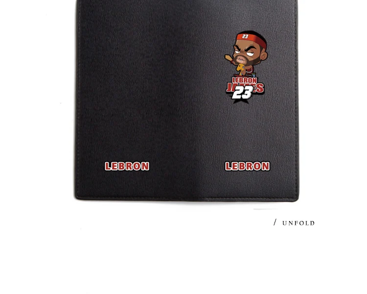 Cartoon Basketball Star Wallets LeBron James Harden Curry Bryant Purse Long Short Wallet Rose Durant (10)