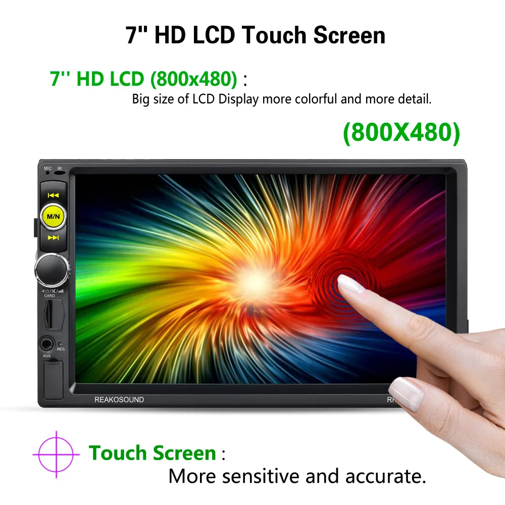 Special Offers Hot MP5 Car Player 7\ HD LCD Touch Screen Rear View Camera BT Card Reader Radio 7157B 2 DIN Aoto Multimidia Video For Audi BMW
