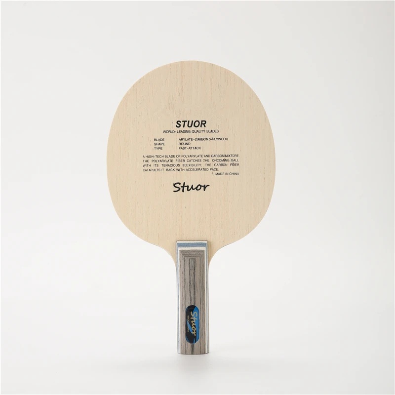 7 Ply Arylate Carbon Fiber Table Tennis Blade Lightweight Ping Pong Racket Blade 