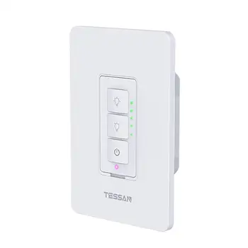 

Smart Dimmer Switch for Dimmable LED Lights, WiFi Light Switch Works with Alexa and Google Assistant Light Connectors Switch