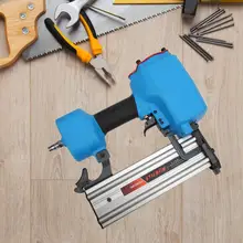 ST64 стальной гвоздь пневматическое ружьё гвоздезабиватель с воздушным питанием деревообрабатывающий гвоздь пистолет 18-64 мм длина ногтей пневматический степлер