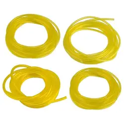 4PCS 4 Sizes Fuel Line Hose Gas Pipe Tubing For Trimmer Chainsaw Blower Tools Oil fuel pipe gasoline for most small engines