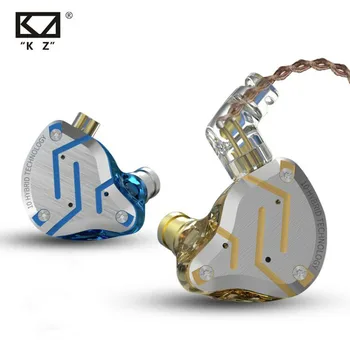 

KZ ZS10 Pro Earphones 4BA+1DD Hybrid In Ear Headphone HIFI Headset DJ Monitor Earphone Earbuds KZ ZS10PRO AS10 ZSX CCA C10 C16