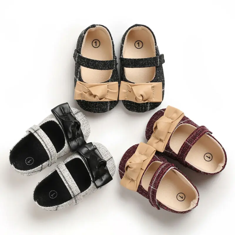 Мягкая хлопковая детская обувь для новорожденных девочек; нескользящие Кроссовки для новорожденных; милая детская обувь