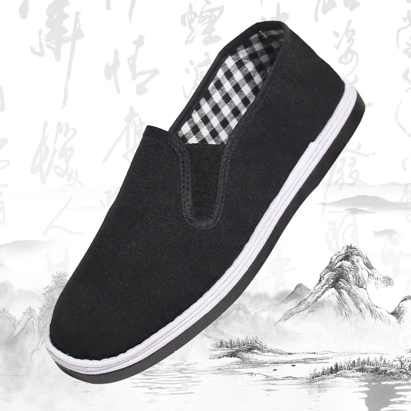 

New Men Casual Flat Bottom Shoes Canvas Old Beijing Shoes Lightweight Comfortable Breathable Walking Sneakers Zapatillas Hombre