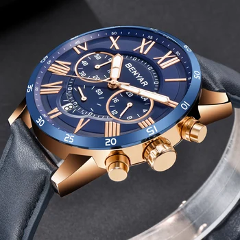 

2020 BENYAR mode chronographe Sport hommes montres Top marque de luxe étanche militaire Quartz montre horloge Relogio Masculino