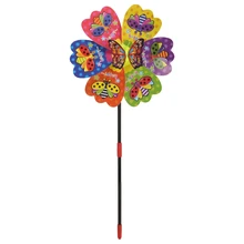 3D Бабочка Насекомое ветряная мельница ветер Спиннер домашний сад двор декоративные детские игрушки