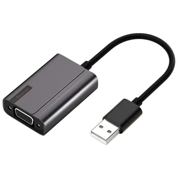

USB To VGA Adapter USB 3.0 to VGA External Video Card Multi Display Converter for Desktop Laptop PC Monitor Projector
