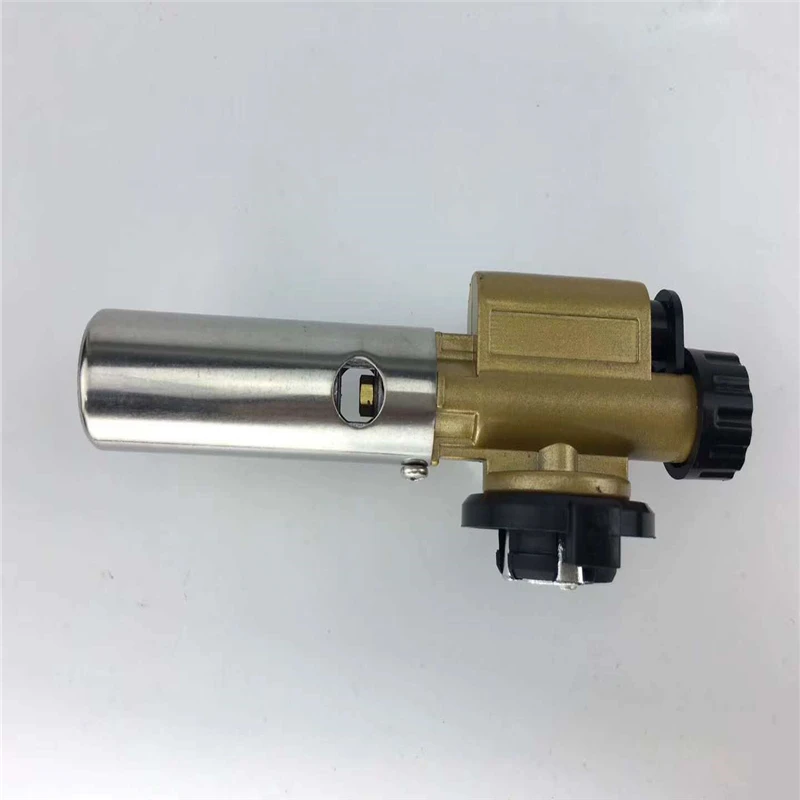 

Gas Torch Flame Gun Blowtorch Cook Soldering Butane AutoIgnition gas-Burner Lighter Heating Welding gas burner flame WHOLESALE