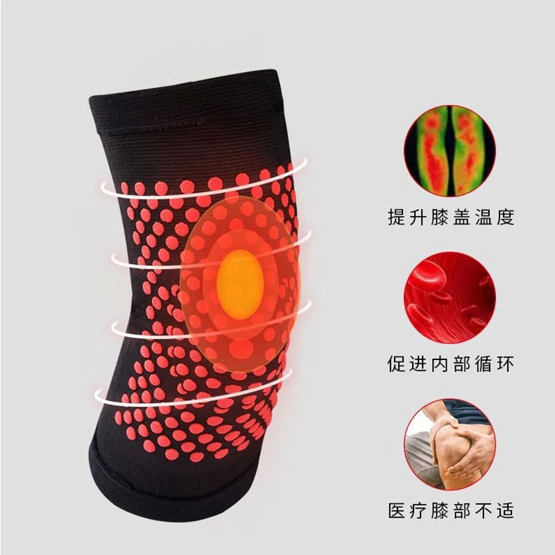 1 пара Самонагревающиеся наколенники Магнитная Терапия Наколенники для