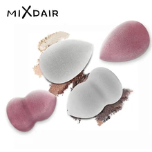 MIXDAIR 4 шт./компл. Флокированный косметический слоеный бархатный макияж губка Капля воды форма тыквы отбеливающий увлажняющий bb-крем для лица инструменты красоты