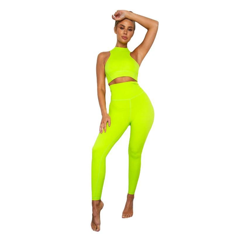 Neon Yellow Workout Leggings