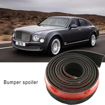 

2.5M Universal Front Bumper Lip Splitter Car Body Lip Skirt Trim Spoiler Protector for Cars Truck SUV