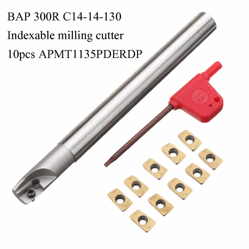 BAP300R C12-12-130 держатель токарного инструмента с APMT1135PDERDP вставками и гаечным ключом