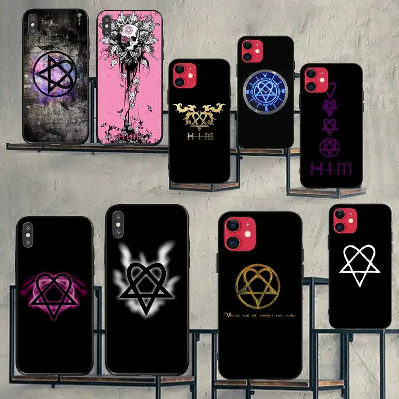 Чехол CUTEWANAN Him Heartagram для iPhone 11 pro XS MAX 8 7 6 6S Plus X 5S SE 2020 XR | Мобильные телефоны и
