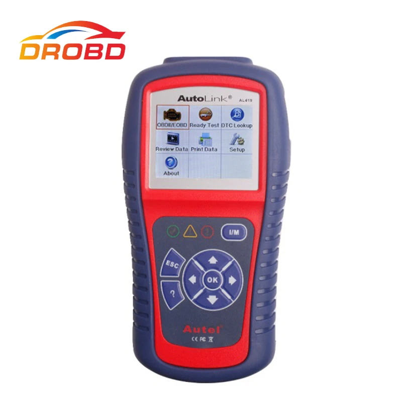 Автодиагностический ИНСТРУМЕНТ Autel AutoLink AL419 OBD2 OBD II считыватель кодов