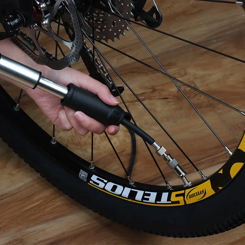Bikein Ультралайт Велоспорт Горный велосипед Алюминиевый велосипед мини насос MTB велосипед переносной воздушный насос шаровой надувной насос для AVFV велосипед аксессуары