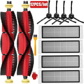 

4 HEPA Filter + 4 Side Brush + 2 Main Brush for xiaomi Mijia/Roborock Robotic Vacuum Cleaner T60 T61