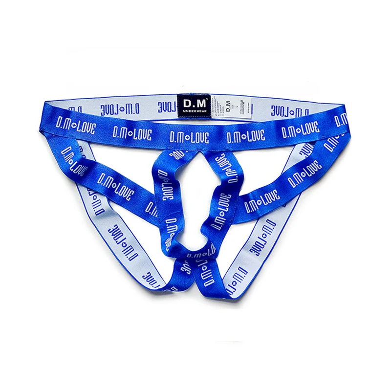 

Underwear Men Gay Letter Sexy Men's Thong Underpants Personality Low-Rise Lingerie Jockstrap Sissy Hollow Out String Homme