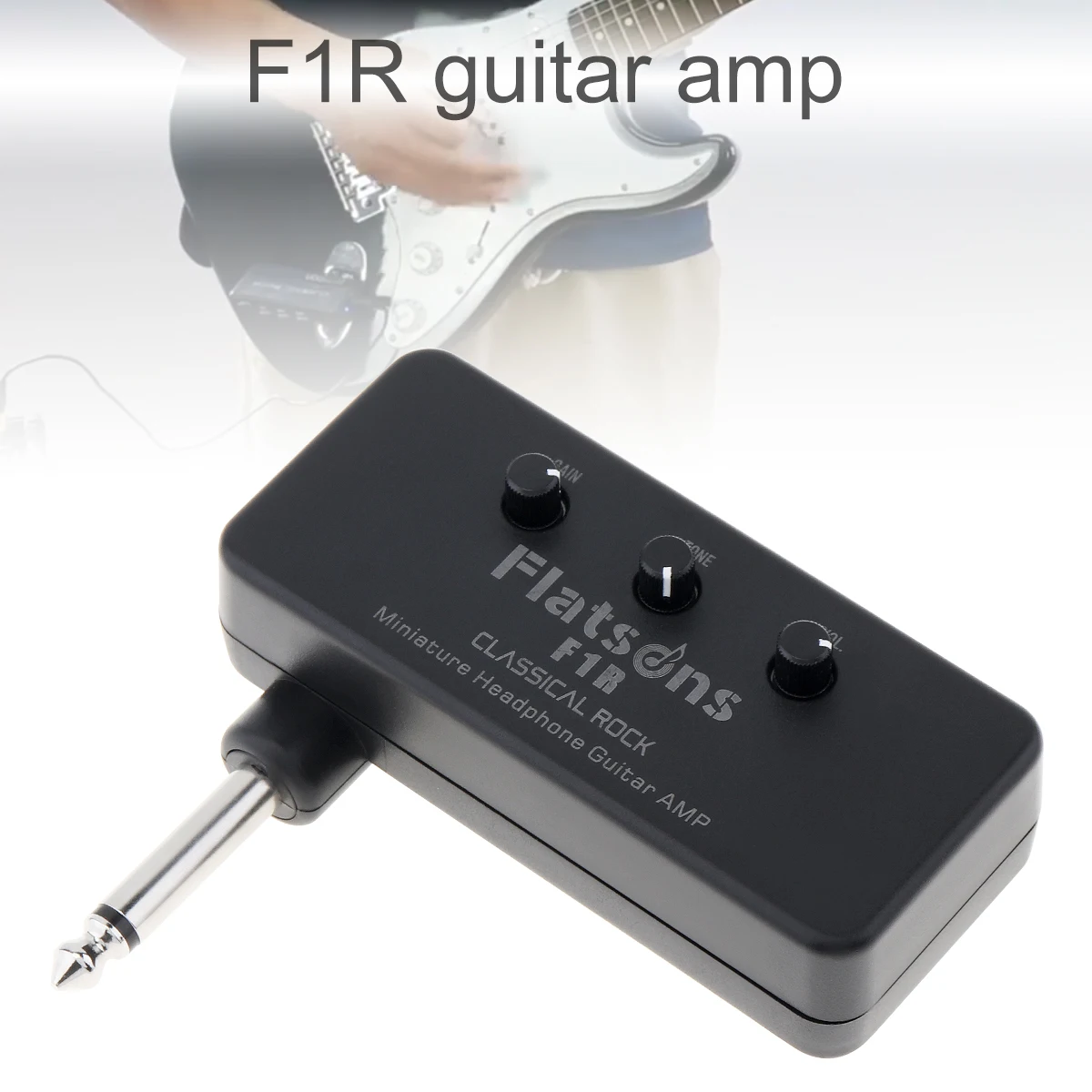 Electric Guitar Miniature Headphone Guitar Amp Amplifier Built in Classical Rock Effects