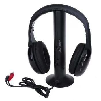 

5 In 1 Wireless Stereo Headphones Portable Sports Bluetooth Earphone Headset For MP3/MP4 PC TV CD FM Radio