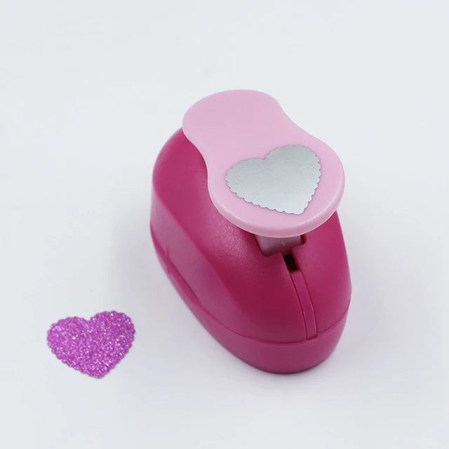 USA Small Single Hole Punch Paper Puncher Heart Star Cutter Embossing DIY  Craft