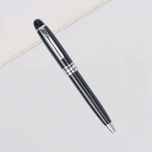 sliver parts Shichen A063 короткая высококачественная металлическая ручка 0,7 и 1,0 мм Заправка металлическая шариковая ручка для офиса или школы с использованием - Цвет: sliver parts