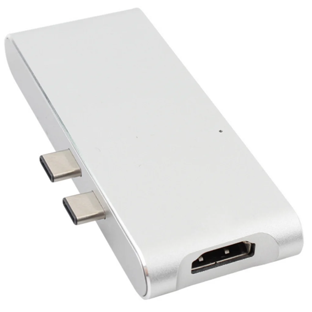 Двойной адаптер type-c для HD USB3.0 SD TF кардридер из алюминиевого сплава USB-C переходник