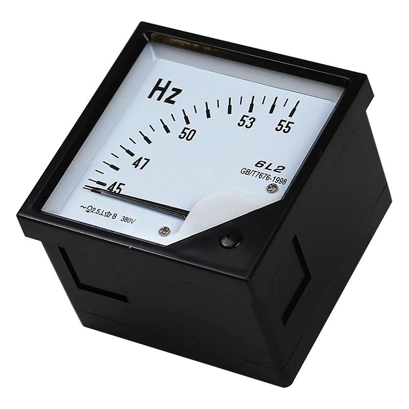 AC Analog Panel Frequency Meter Pointer Type 100V 220V 380V Tester