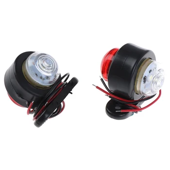 

Car Truck Trailer LED Side Marker Light White Red Turn Signal Clearance Light Indicator Lamp For Lorry Van Caravans 10-30V