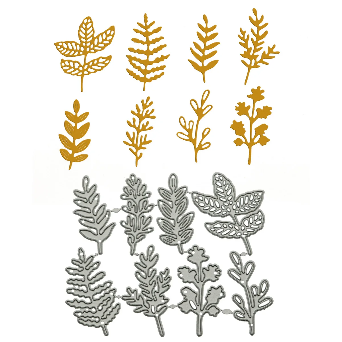 Set Di Fustelle Per Taglio Di Foglie D'Erba Modello Per Scrapbooking Per Stampo Per Taglierina In Metallo Per Decorazioni Per Album Di Carte Clipart F