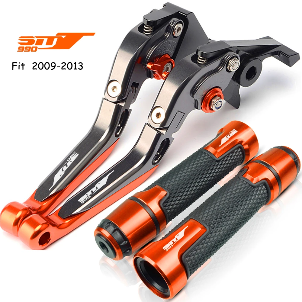 

For KTM 990SMT 990 SMT 2009 2010 2011 2012 2013 Motorcycle Aluminum CNC Adjustable Brake Clutch Lever Handle Hand Grips