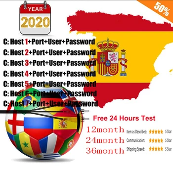 

1 Year 7 llines cccam Europa UK Germany portugal Italy POLSAT Spain MOVISTAR HD Server for v8 nova v9 super lnb receptor