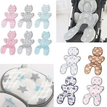 

2020Double Layer Soft Mattresses Carriages Seat Pad 3D Stroller Mat Accessories Breathable Waterproof Baby Stroller Seat Cushion