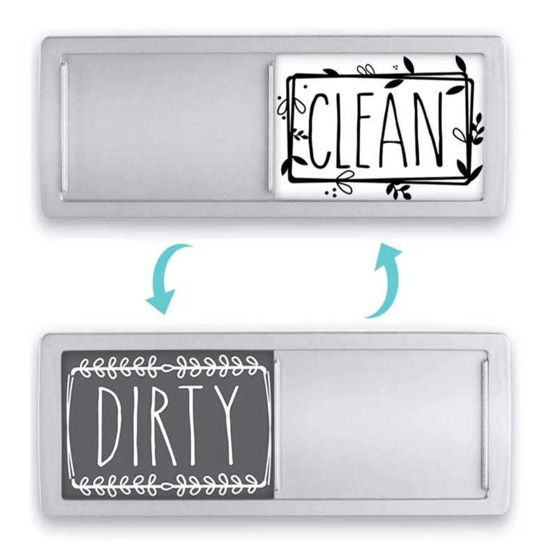 Dishwasher Magnet Clean Dirty Sign Adhesive Sticker For All Surfaces Strong  Magnet Sign For Kitchen Dish Washer Refrigerator