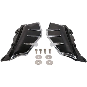 

Mid Frame Air Deflector Trims Compatible for Harley Touring Road King Tri Glide 2009-2016 Black