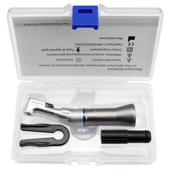 

D16-c 1:1 External blue dental Contra angle Low Speed key tyle Handpiece with ball bearing shaft