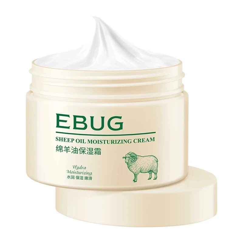 Krim Wajah Minyak Domba Krim Pelembab Anti Penuaan Anti Kerutan Krim Siang  Pemutih Serum Perawatan Kulit Wajah Minyak Bio