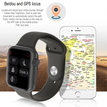 

Series 5 IWO11 original Smart Watch 44mm with GPS Sport Heart Rate Monitor Smartwatch for iOS iPhone Android Phone Apple Watch