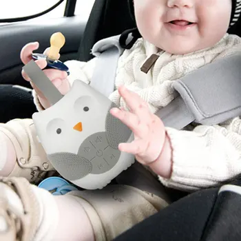

Portable Baby Soother Music Player Owl Shaped Hanging Stroller Sleeping Comfort Early Education Toy JS22