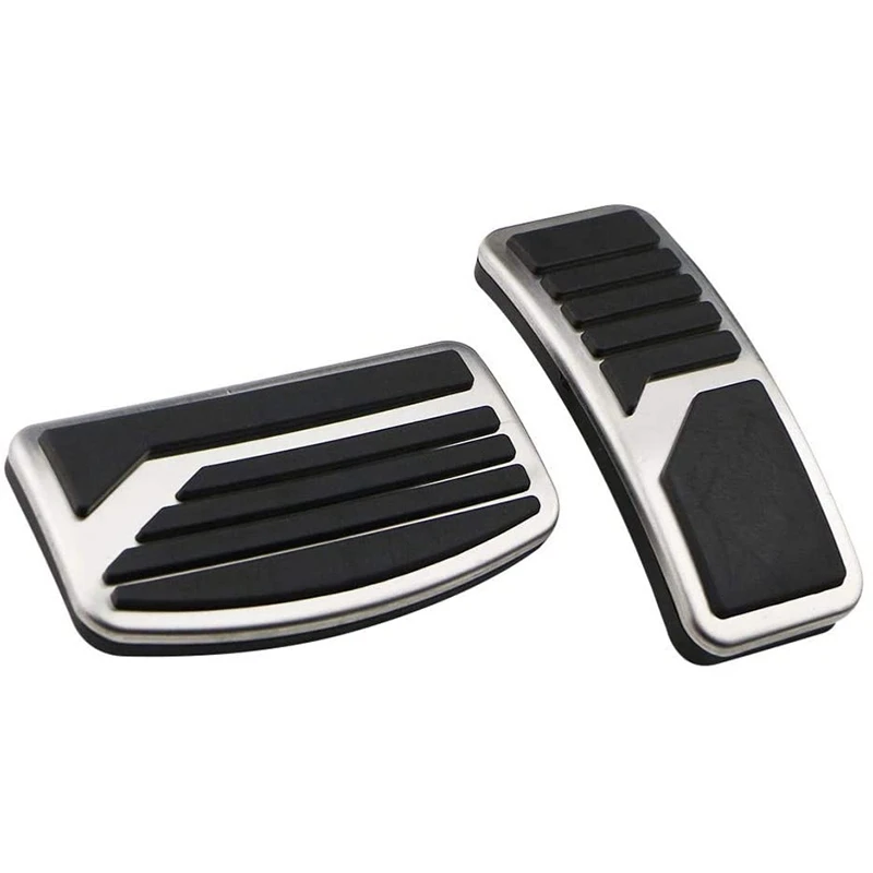 AU05 Stainless Steel Car Pedal Pad Cover AT MT Pedals for Mitsubishi