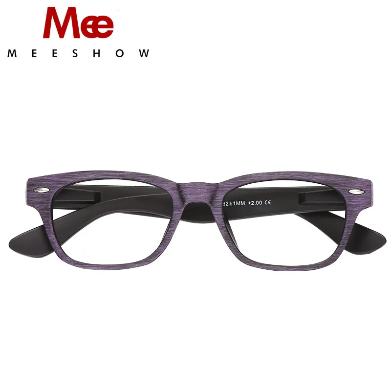 Очки для чтения древесно-синий европейский стиль мужские и женские ретро очки с гибкой оправой для очков французская концепция 1512 - Цвет оправы: Purple single vision