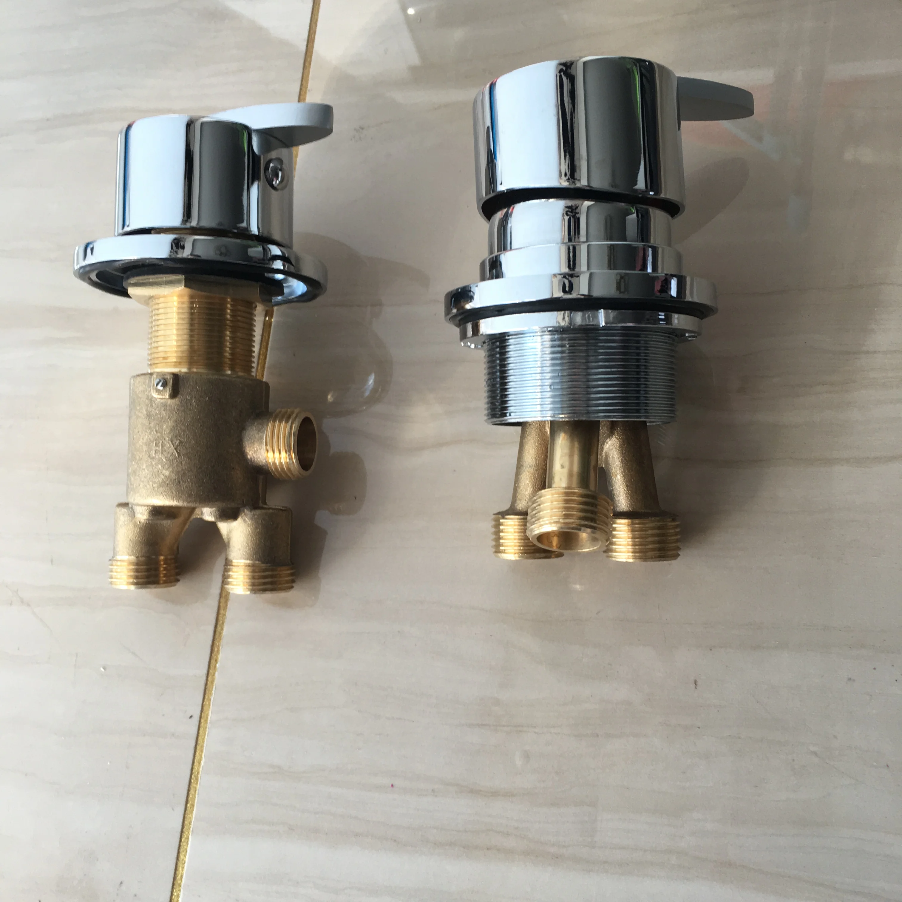 MTTUZK Solid Brass Bathtub Hot and Cold Mixing Faucet Split Jacuzzi