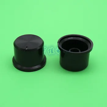 

10 Piece 24.5 * 17mm black plastic knob flower shaft inner hole 6mm potentiometer switch adjustment knob