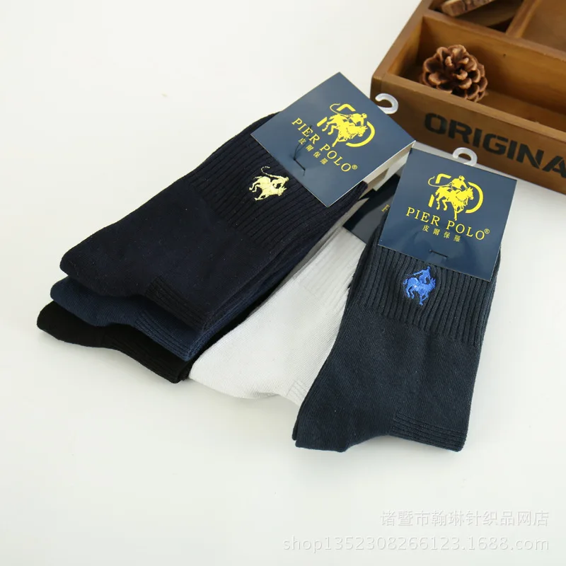 Носки PIER polo 5 пар мужские однотонные Pantufa Calcetines из 100% хлопка Харадзюку счастливые