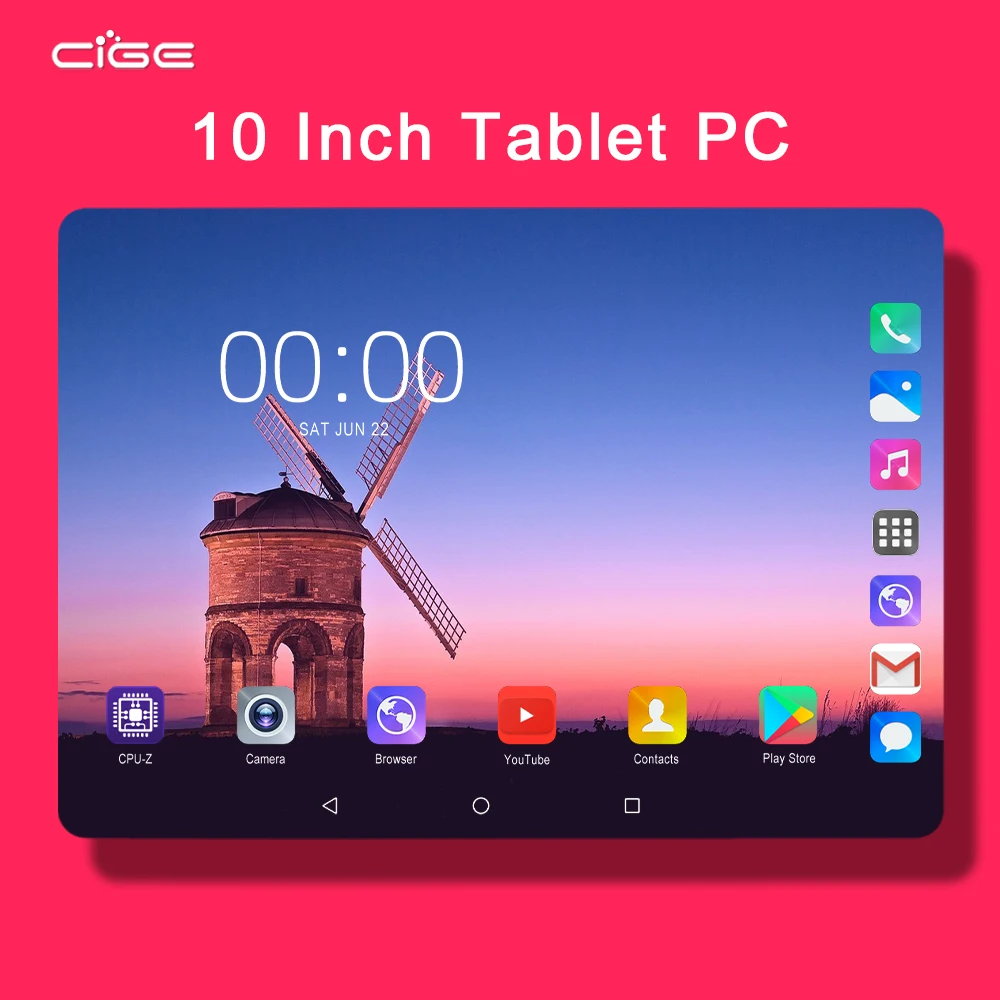 

Mx960 4G LTE Phone Call 10 Inch Android 9.0 Tablet PC 6 GB RAM 128GB ROM IPS Screen HD 1280x800 WiFi Tablets PAD TAB 10.1