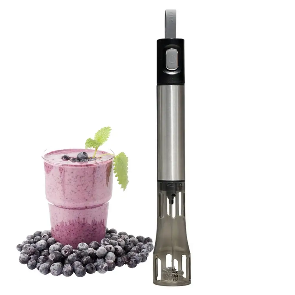 1PC Electric Milk Drink Coffee Whisk Mixer Egg Beater Frother Foamer Mini Handle Stirrer Practical Kitchen Cooking Tool | Дом и сад