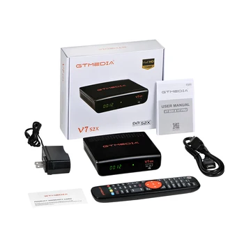 

Freesat V7 super receptor satellite 1080P HD DVB-S2 Satellite Receiver EU US Plug Set Top Box + Remote Controller + HDMI Cable