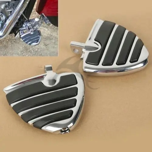 

Motorcycle Wing Foot Pegs Rests pedals For Harley-Davidson Dyna Touring Male Peg Mount Electra Glide Softail FLS FXCW FLSS FLHS