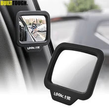 Car Rearview Mirror 270 Degree Rotate Adjustable Wide Angle Lens Auto Rear Seat Mirror Car Baby Safety Makeup Blind Spot Mirror